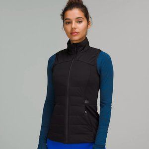 NWT Lululemon Down for It All Vest BLACK SIZE 6